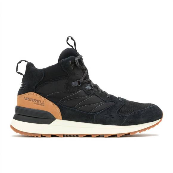 NEW MERRELL men’s alpine 83 recraft mid sneaker in black main image 6